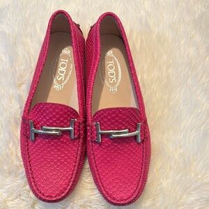 TOD'S Pink Loafers for Women